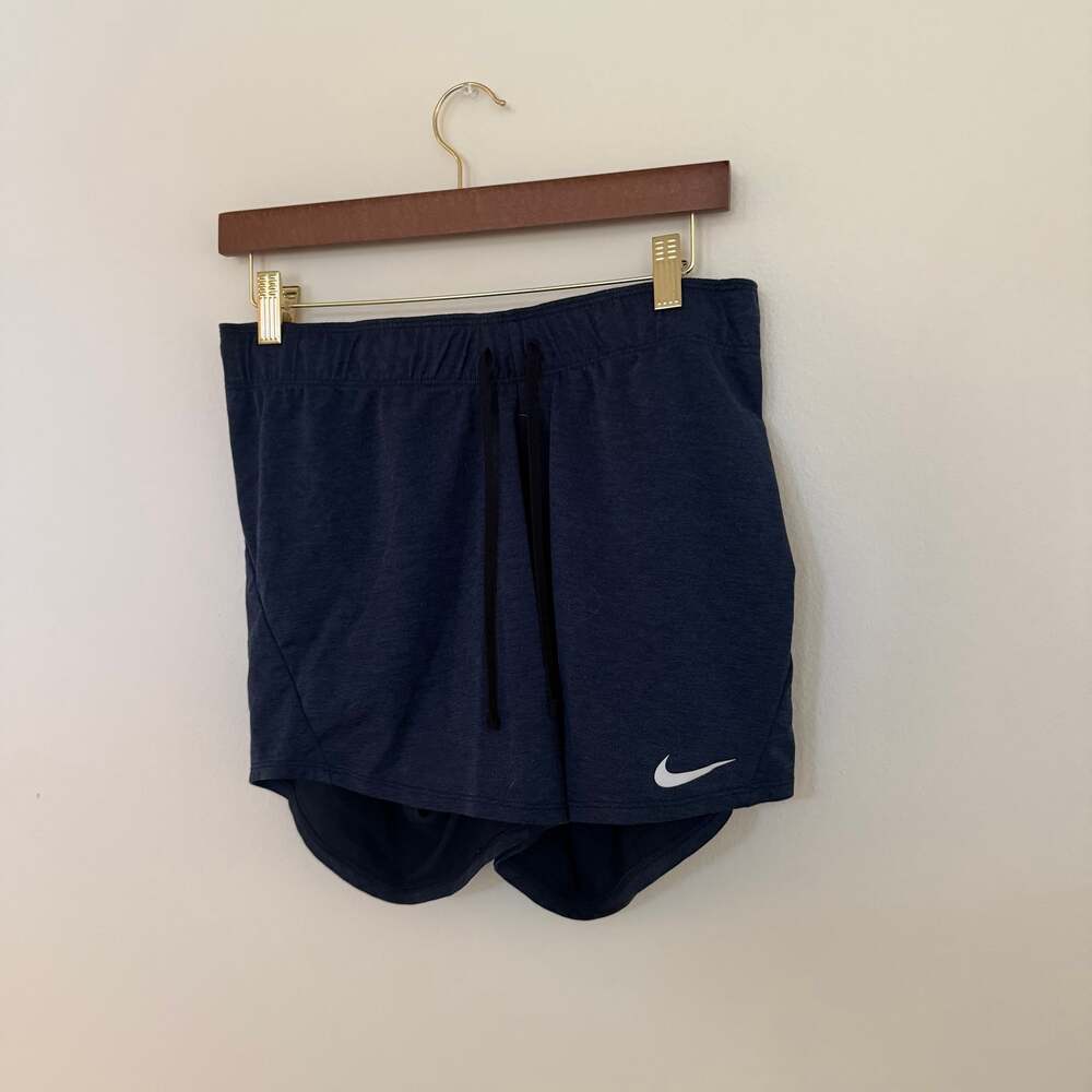 Nike Women's Dri-Fit Athletic Running Shorts Blue